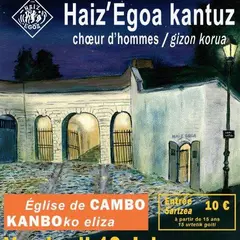 Concert Haiz'Egoa Kantuz - Choeur d'hommes
