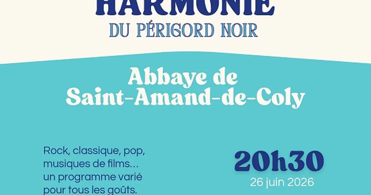 Concert - Harmonie du Périgord Noir - Entre pierres et souffles