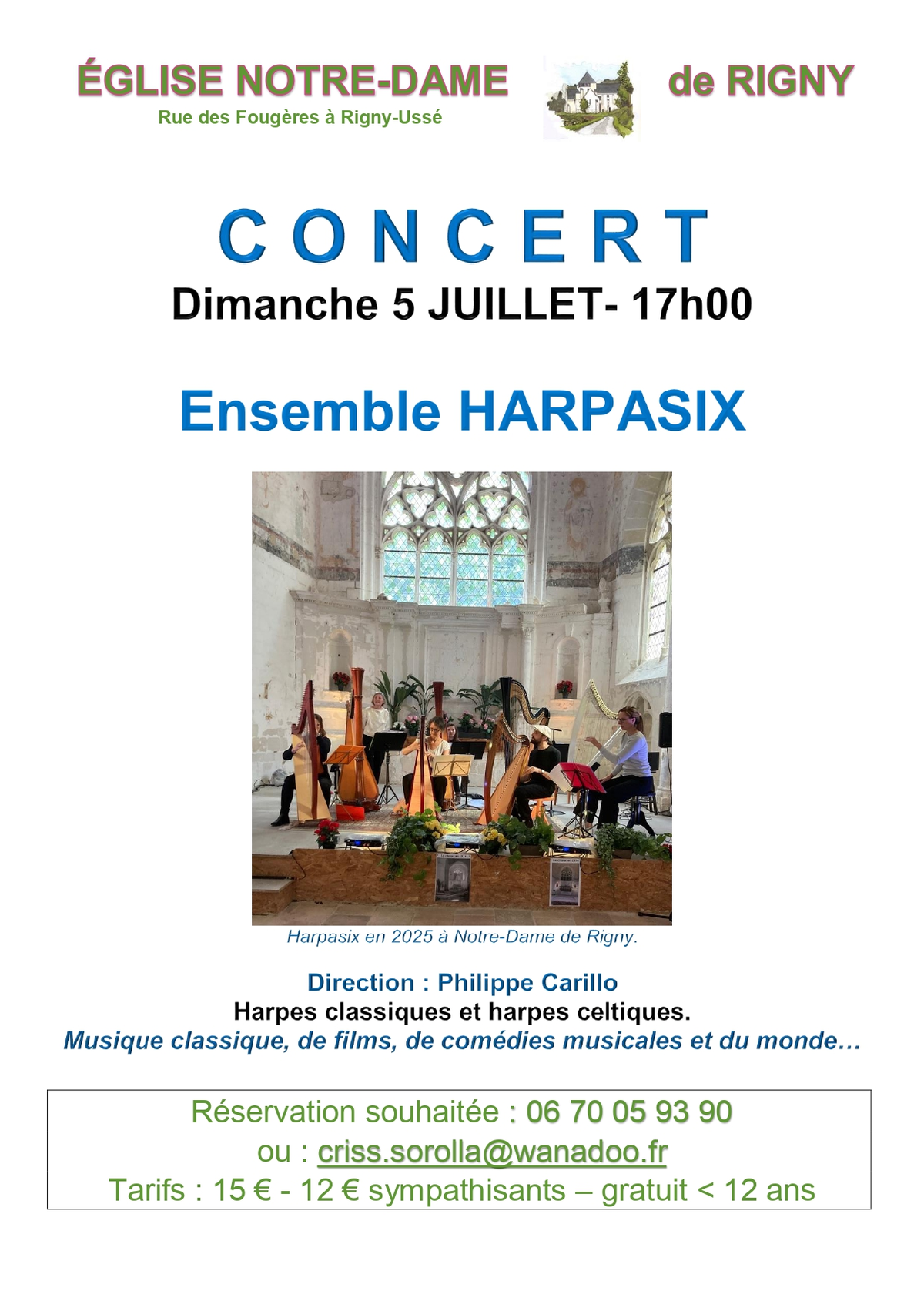 Concert Harpasix