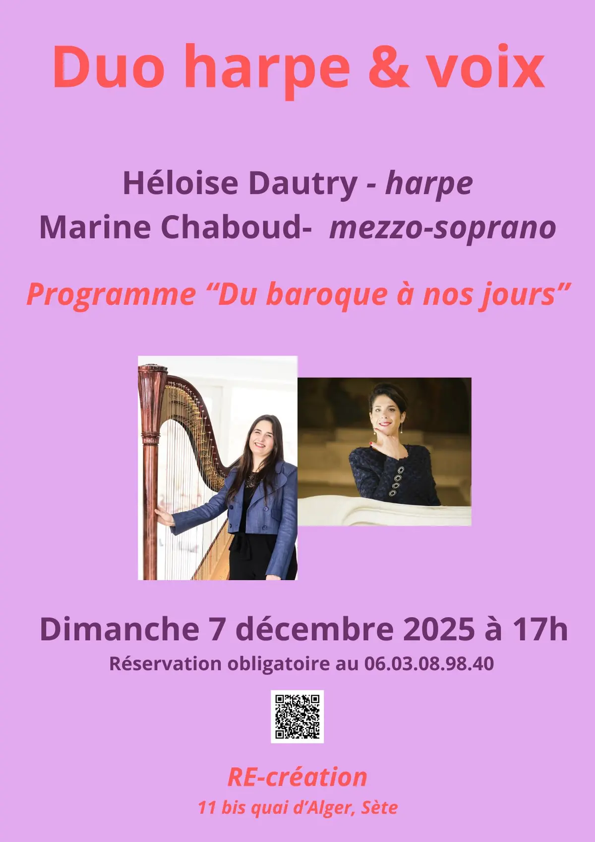 Concert : Harpe Et Voix