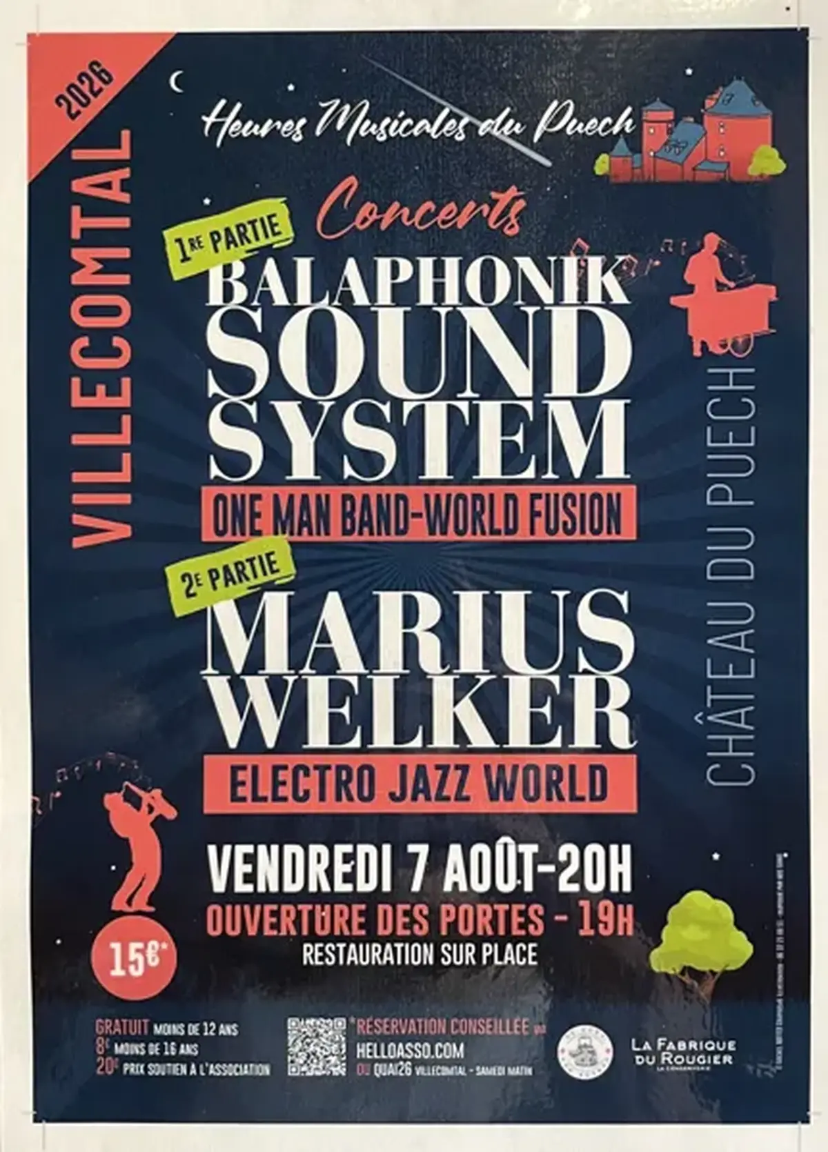 Concert Heures Musicales du Puech.