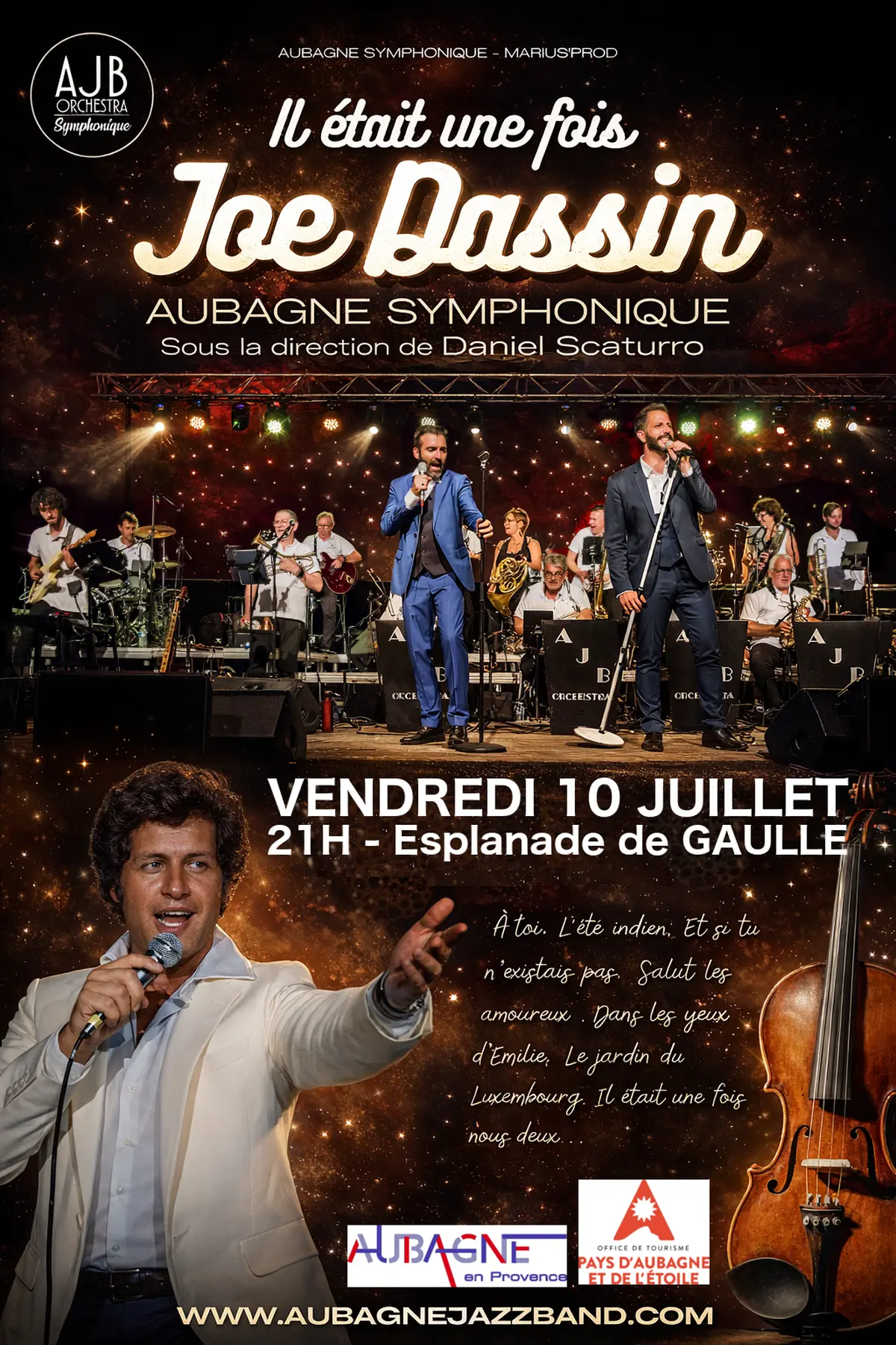 Concert il était une fois Joe Dassin
