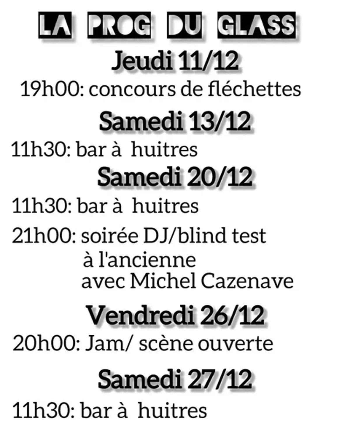 Concert JAM Scène ouverte