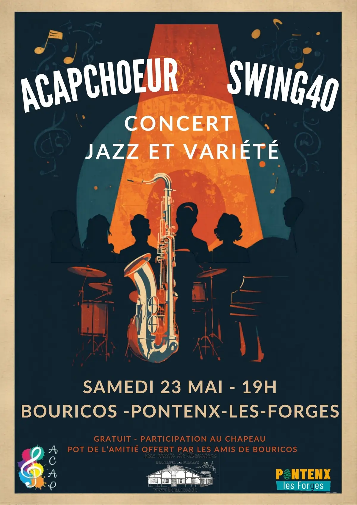 Concert Jazz Acapchoeur et Swing40