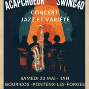 Concert Jazz Acapchoeur et Swing40