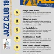 Concert Jazz club 19100: Les Zigs de Bellevue font leur cinéma (Espace Chadourne)