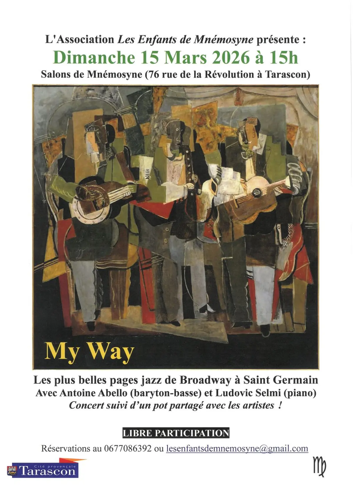 Concert Jazz de Broadway à Saint Germain