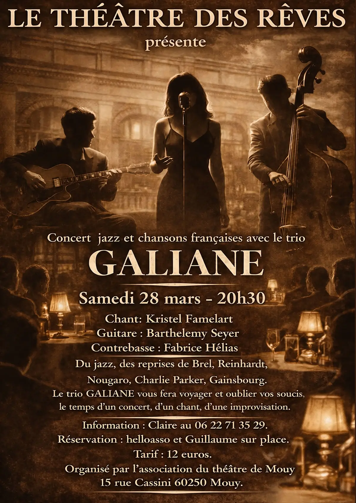 Concert Jazz du groupe Galiane