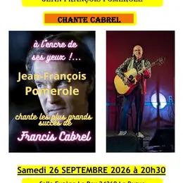 Concert - Jean-François Pomerole chante Cabrel