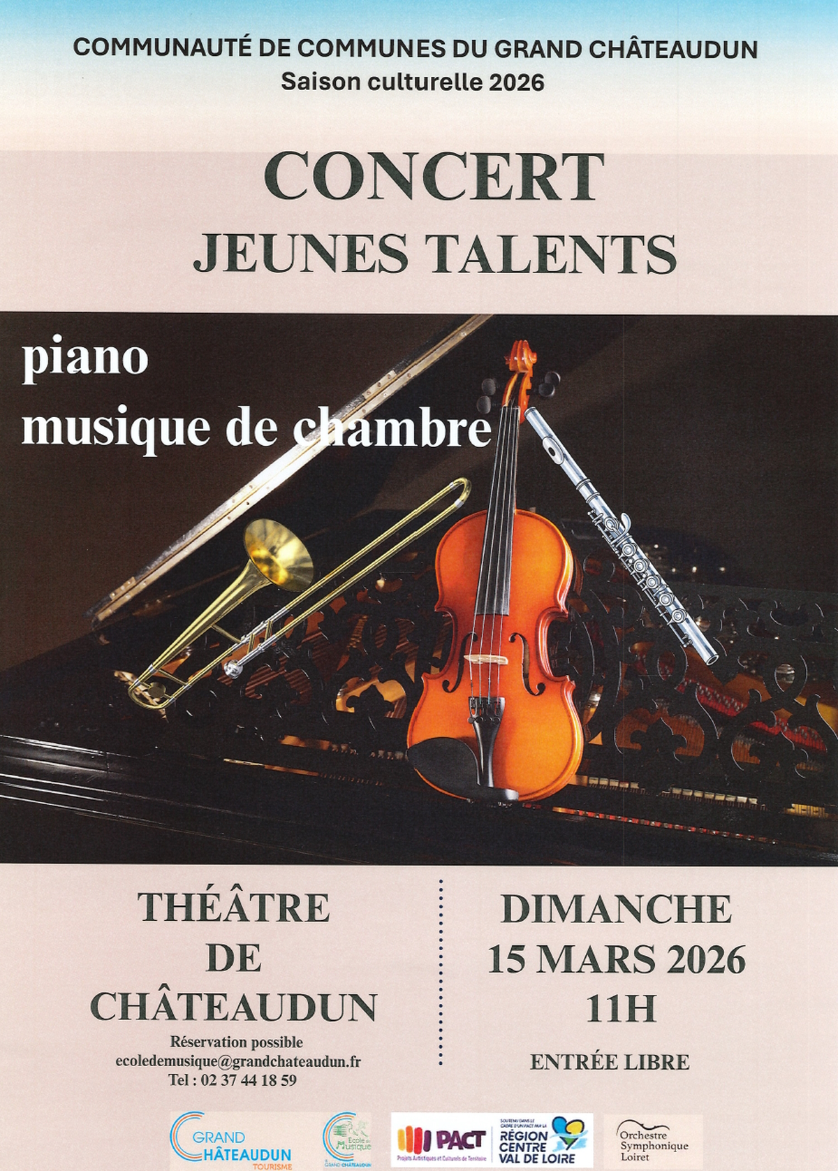Concert jeunes talents - piano et musique de chambre