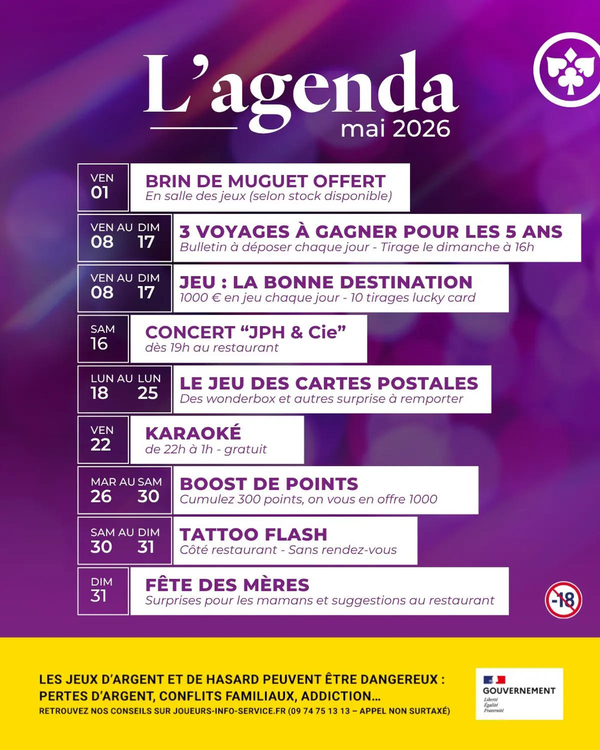 Concert JPH & Cie au CASINO JOA