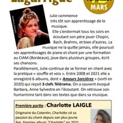 Concert Julie Lagarrigue > Agneaux Culture Loisirs