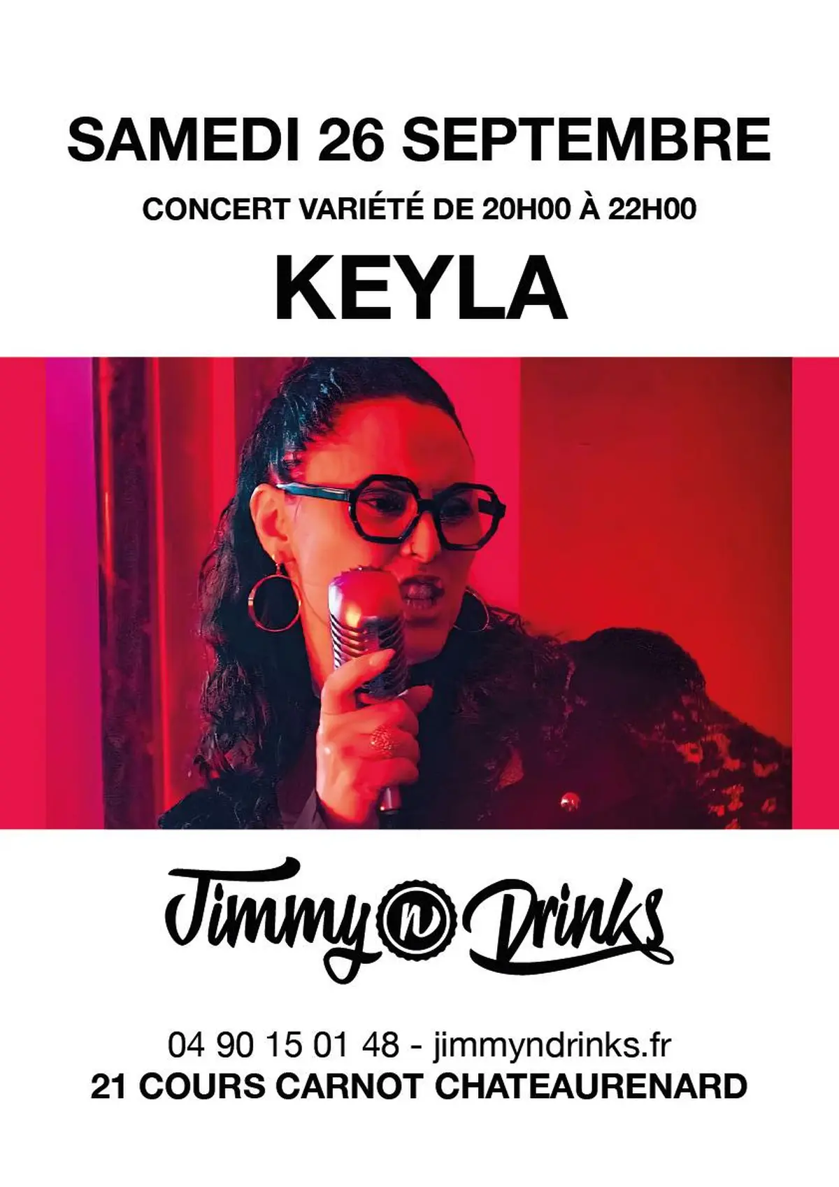 Concert Keyla chez Jimmy n Drinks