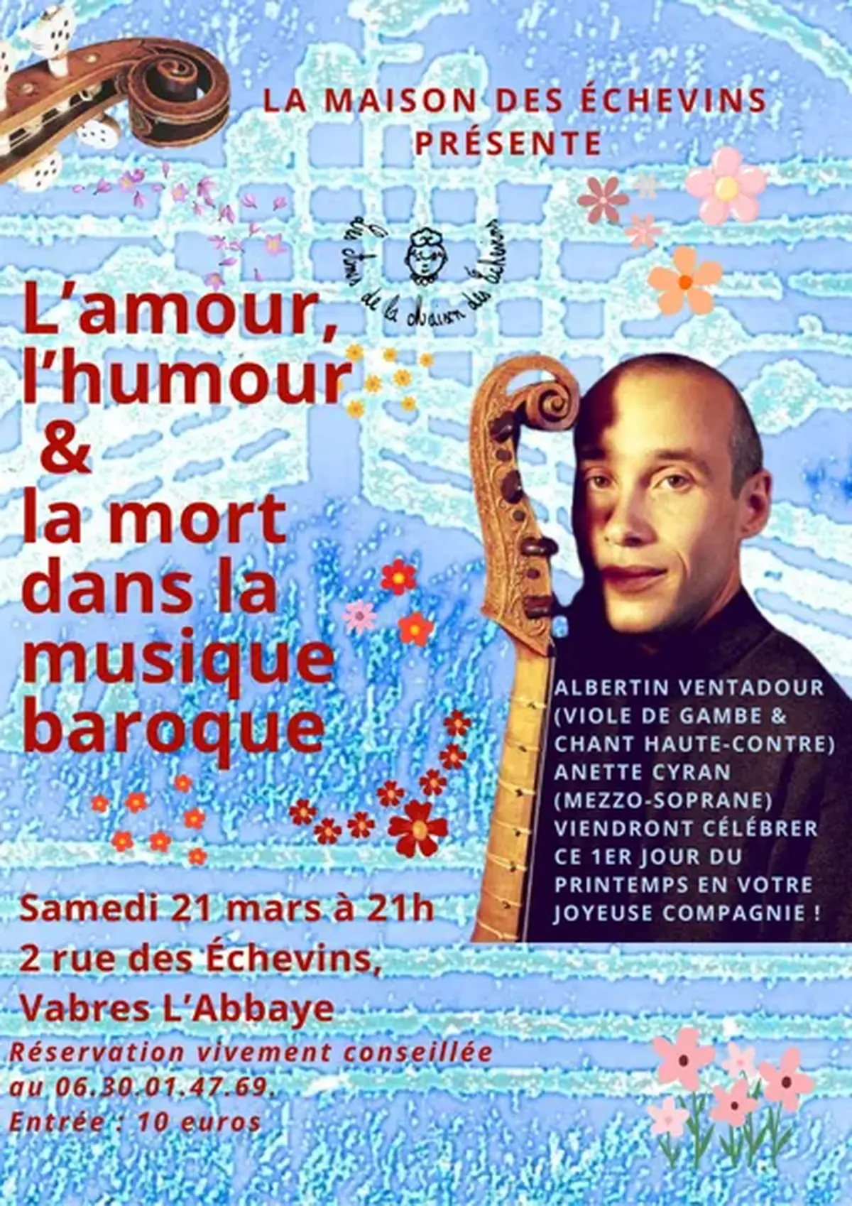 Concert :  L’amour, l’humour & la mort dans la musique baroque 