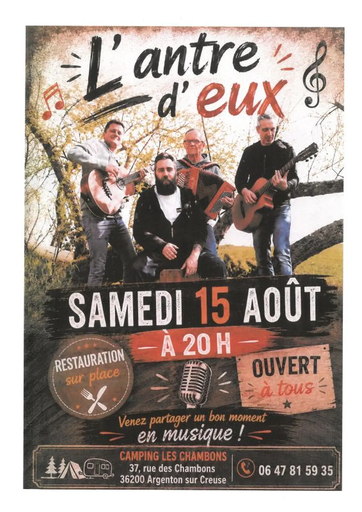 Concert  L'Antre D'eux
