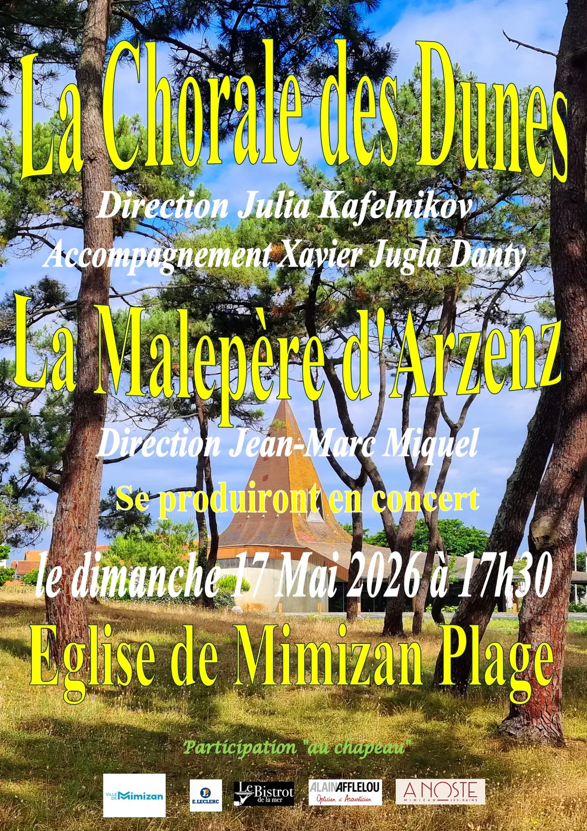 Concert La Chorale des Dunes et Le Malepère