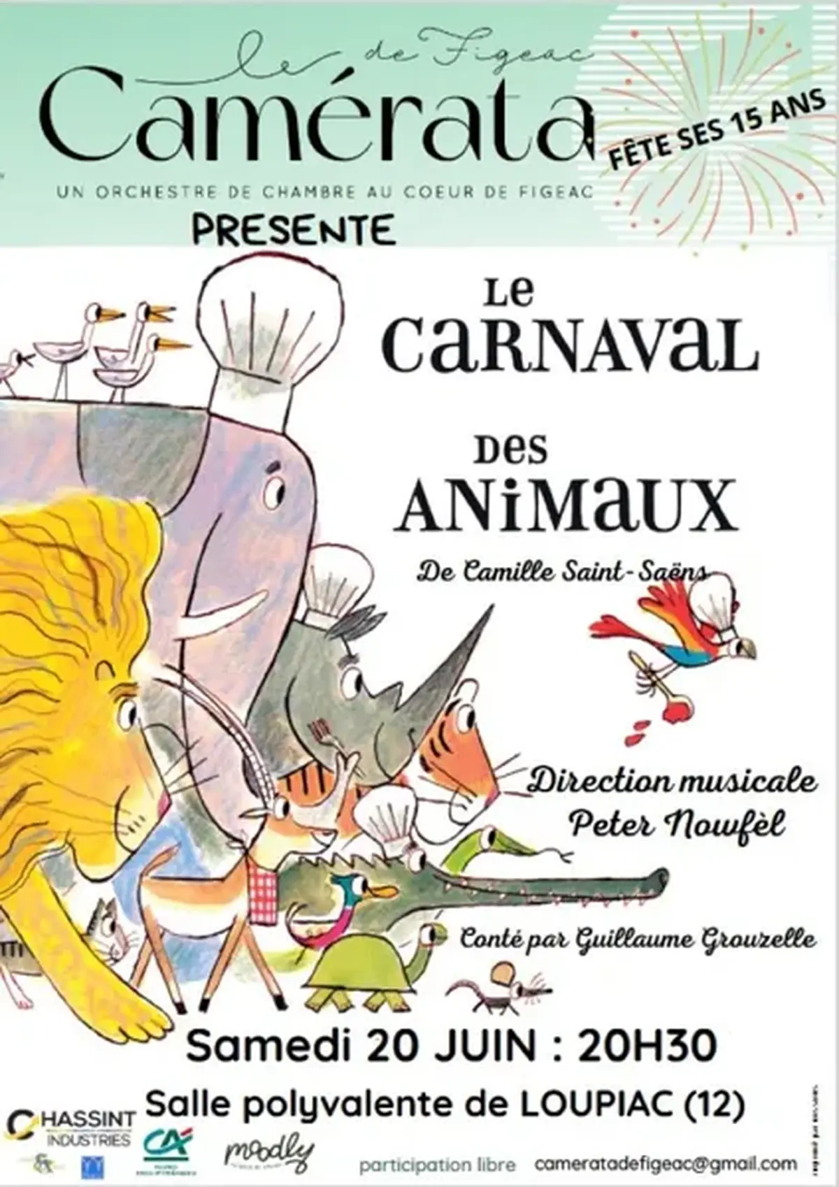 Concert le carnaval des animaux à Loupiac