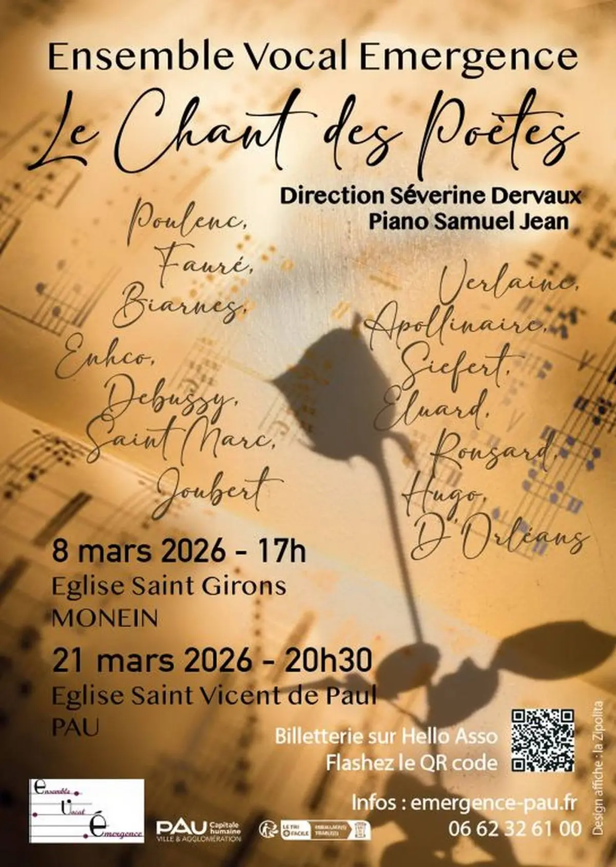 Concert : Le chant des poètes