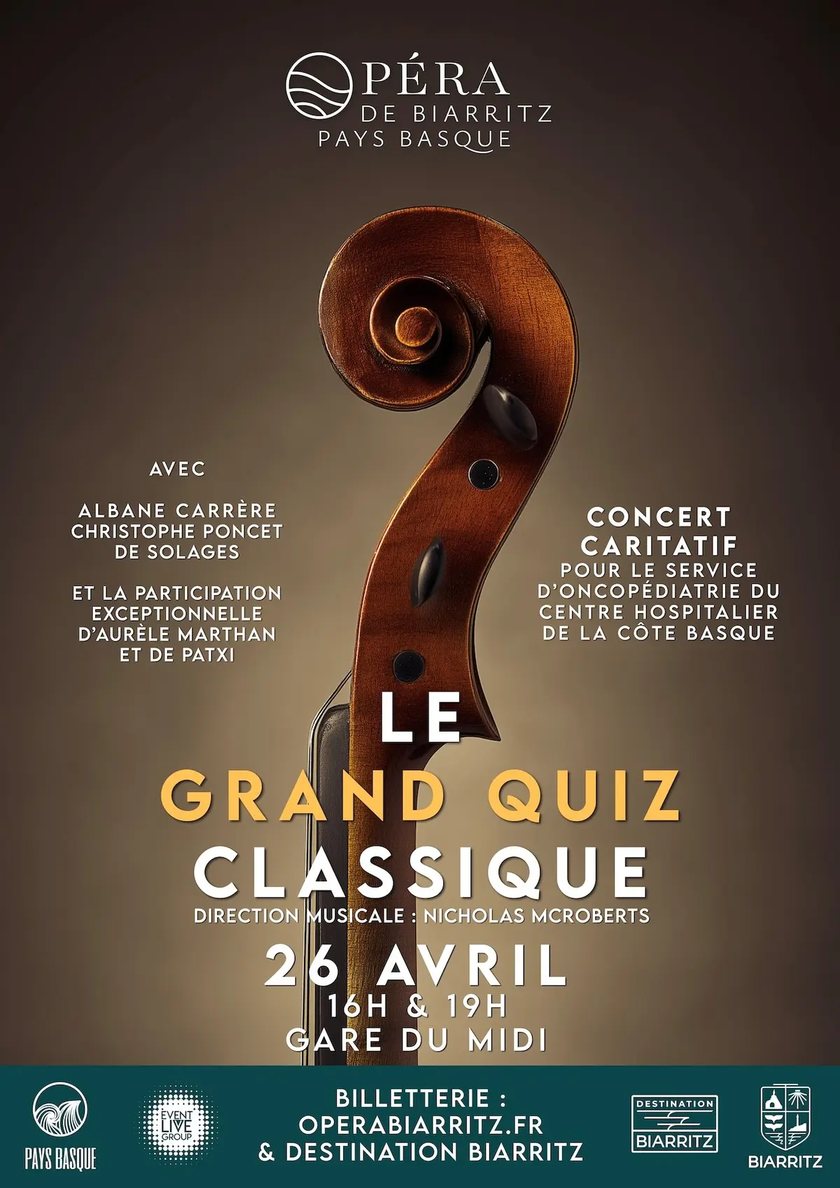 Concert Le Grand Quiz Classique - 16h