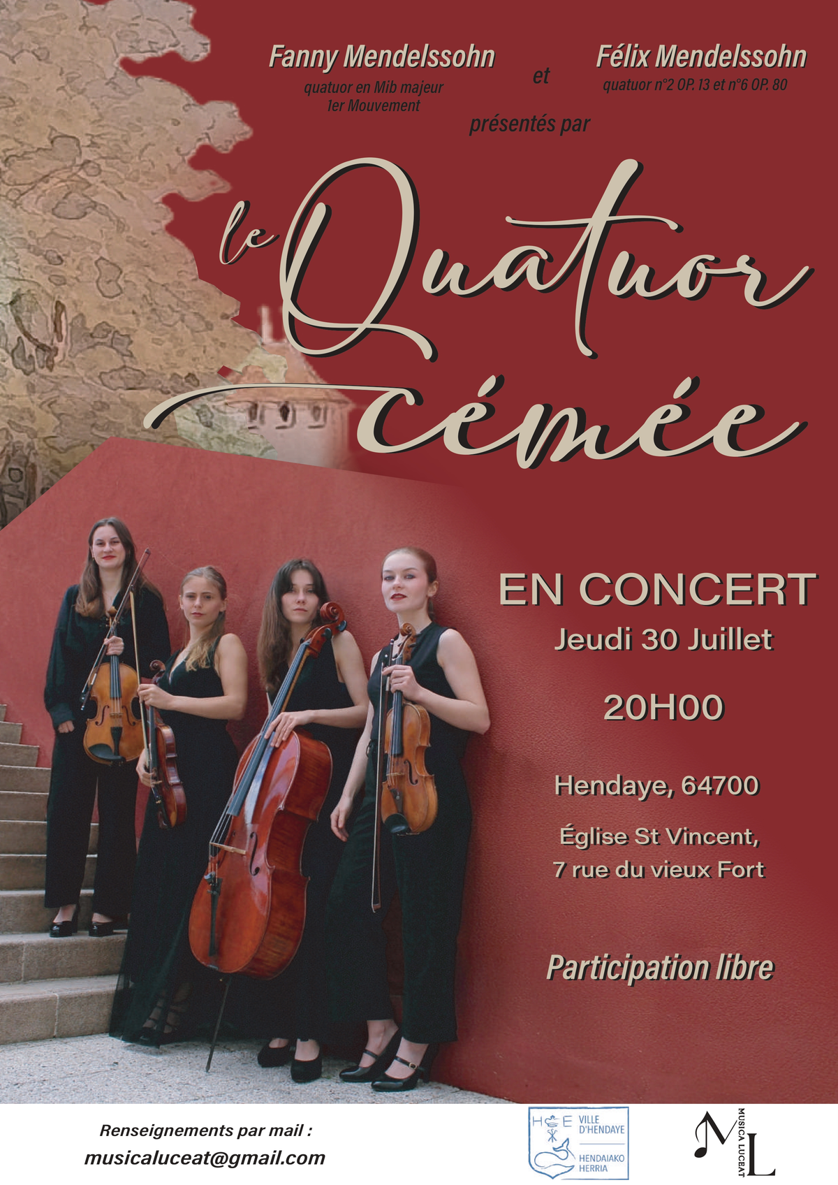 Concert - Le Quatuor cémée