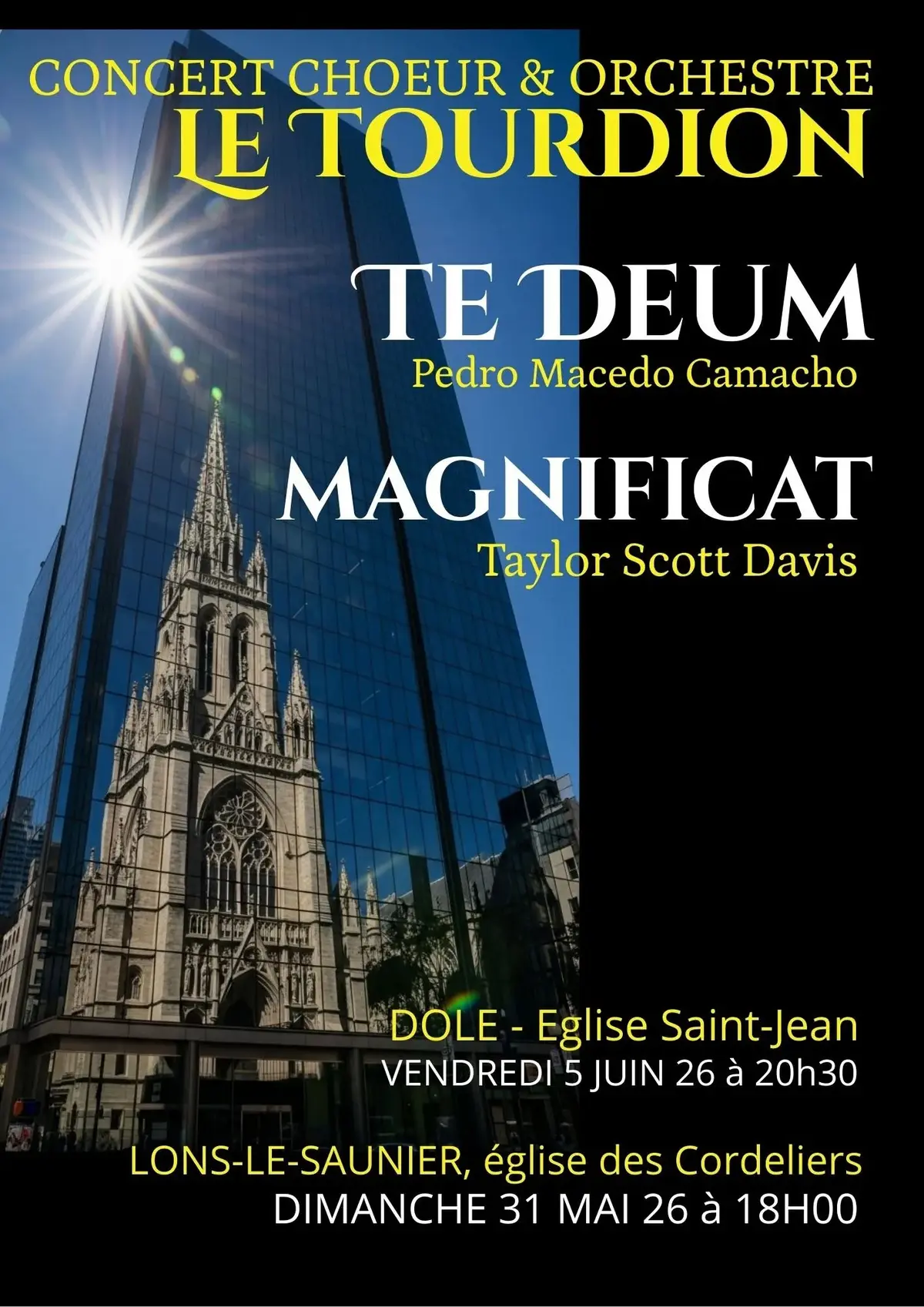 Concert le Tourdion - Te Deum Magnificat
