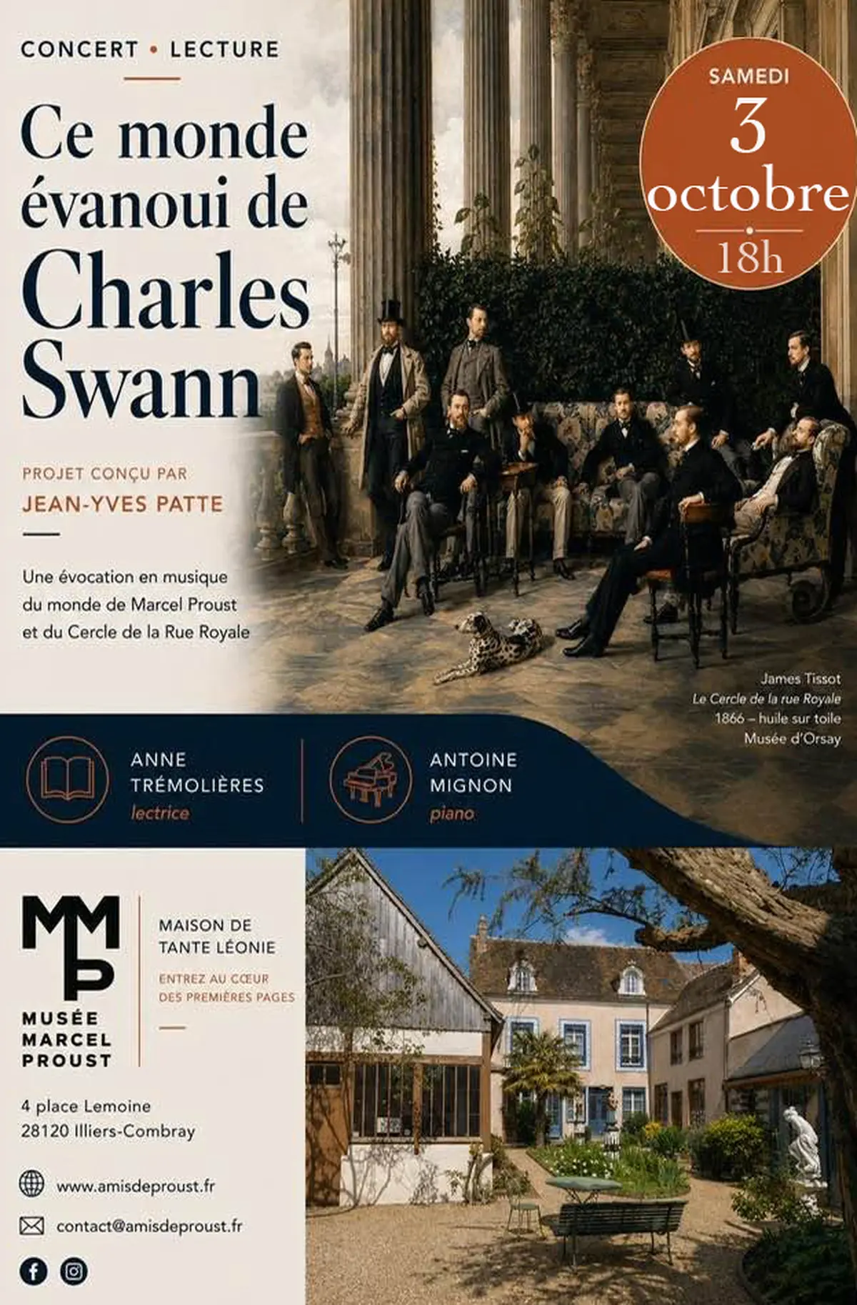 Concert-lecture : « Ce monde évanoui de Charles Swann »