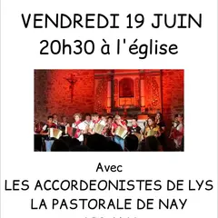 Concert : Les accordéonistes de Lys, la Pastorale de Nay, Ardalh
