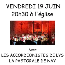 Concert : Les accordéonistes de Lys, la Pastorale de Nay, Ardalh