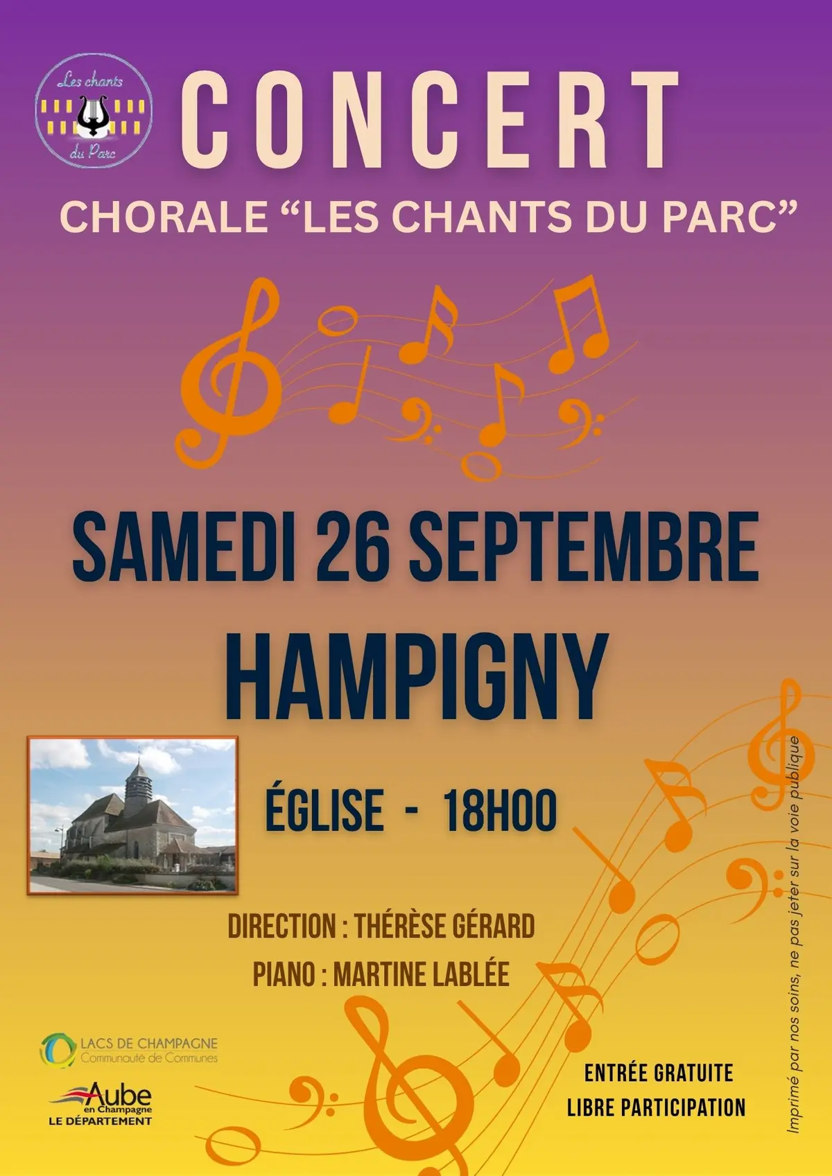 Concert : Les Chants du Parc