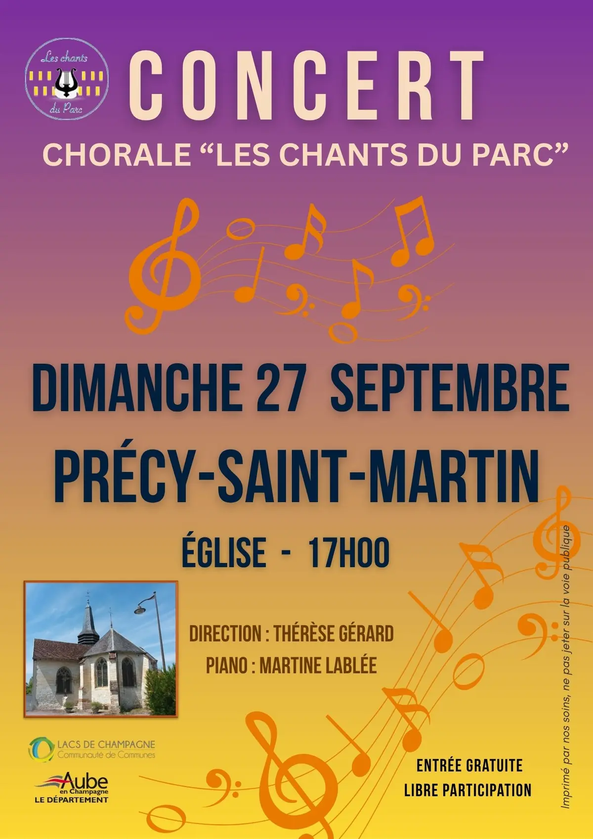 Concert : Les Chants du Parc