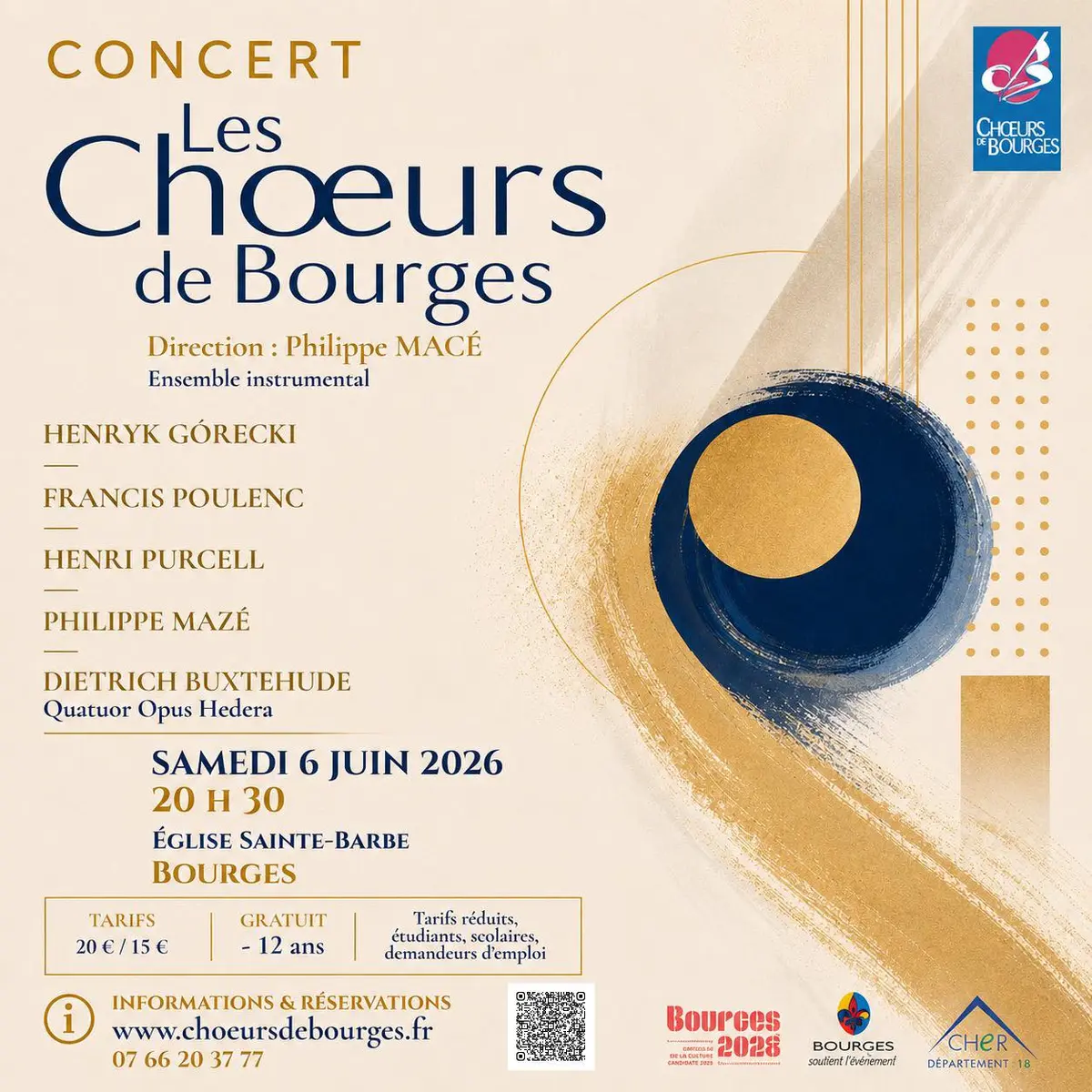 Concert Les Choeurs de Bourges