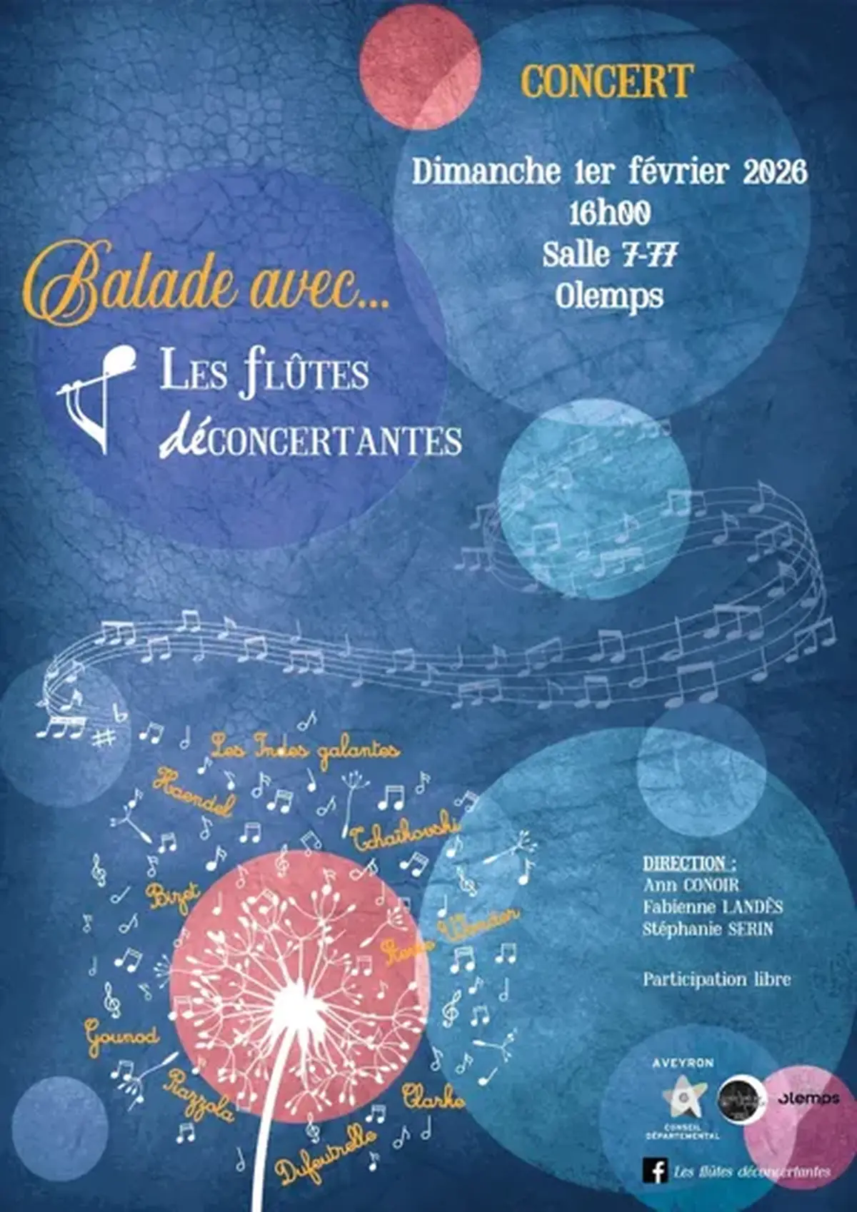 Concert les Flûtes Déconcertantes