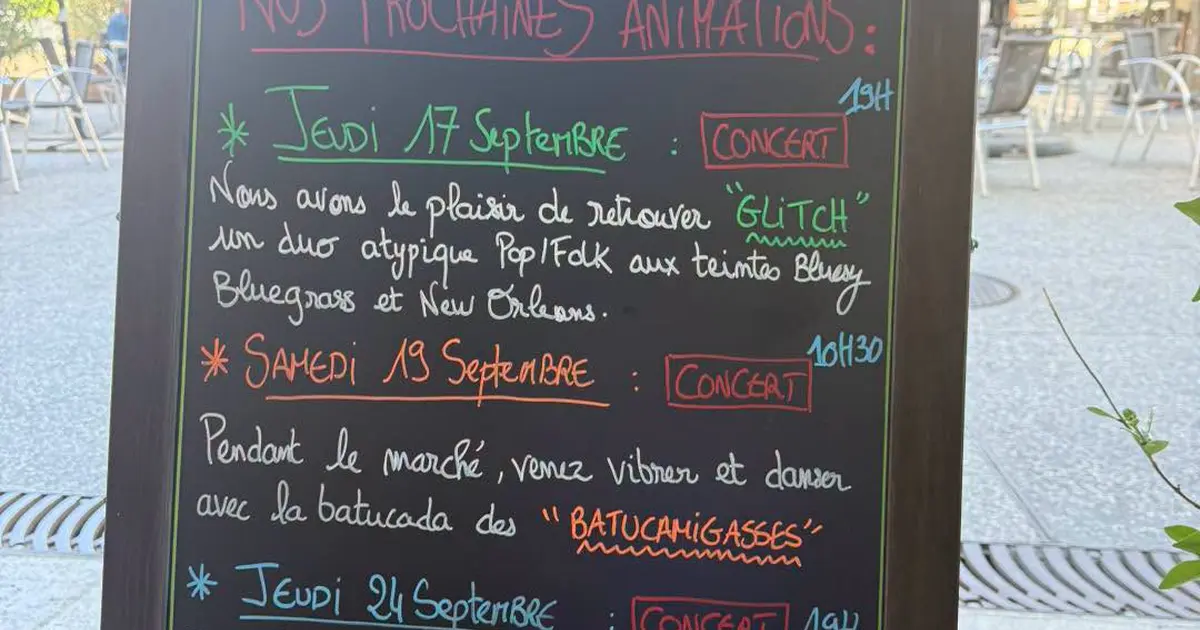 Concert "Les Frères de Loin" au Café Le Commerce Chez les Filles