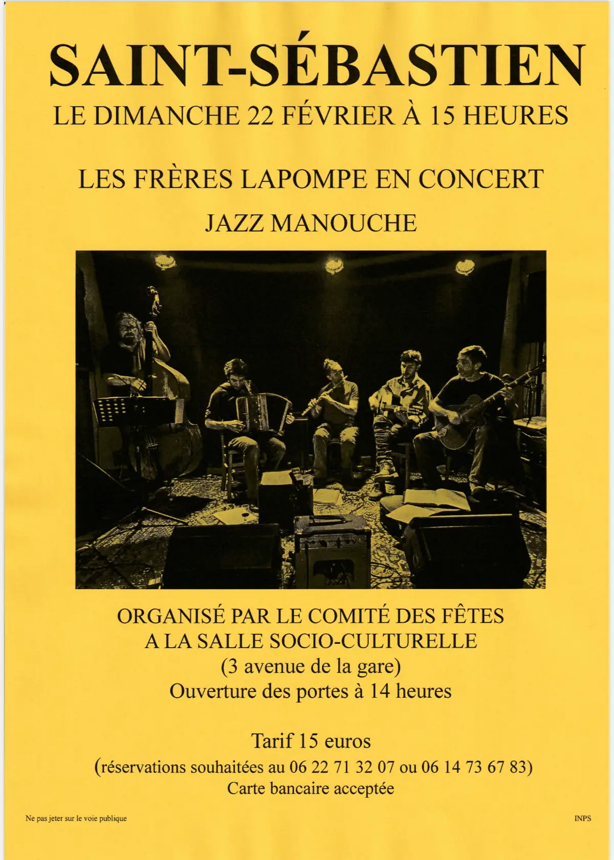 Concert les frères Lapompe