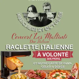 Concert Les Maltinti chez Cucinava & raclette italienne