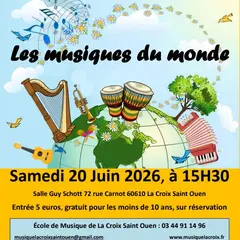 Concert  Les musiques du monde 