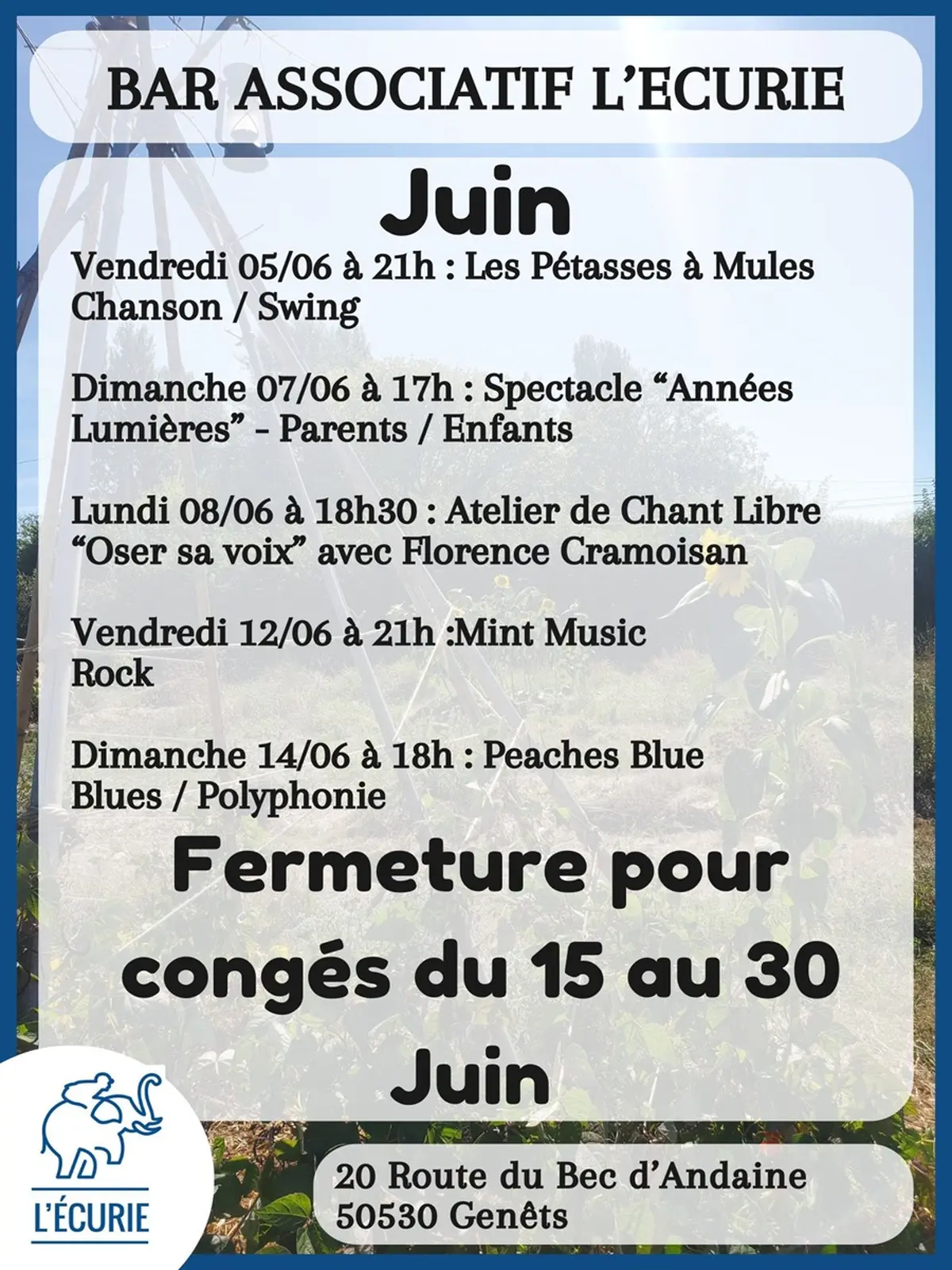 Concert Les Pétasses à Mules