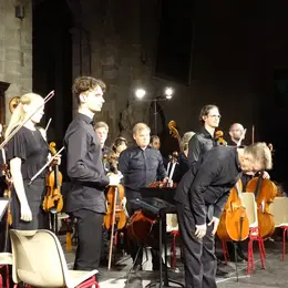 Concert, les Rencontres Musicales  de Figeac, l'église de Fons