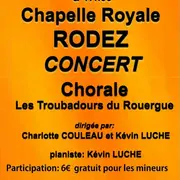 Concert les Troubadours du Rouergue - chapelle royale