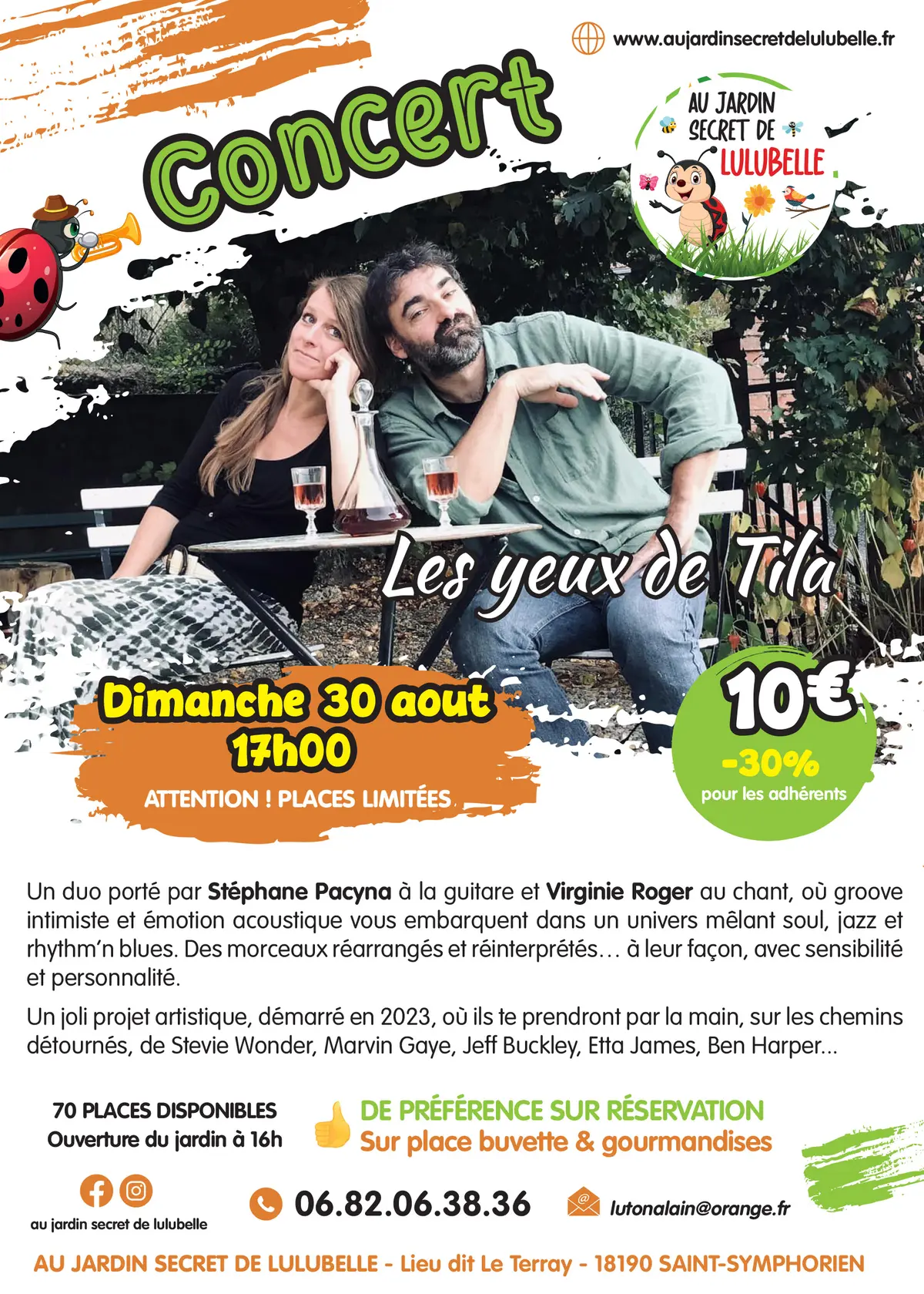 Concert les yeux de Tila