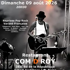 Concert live avec Paskal au Restaurant Com.D.Roy