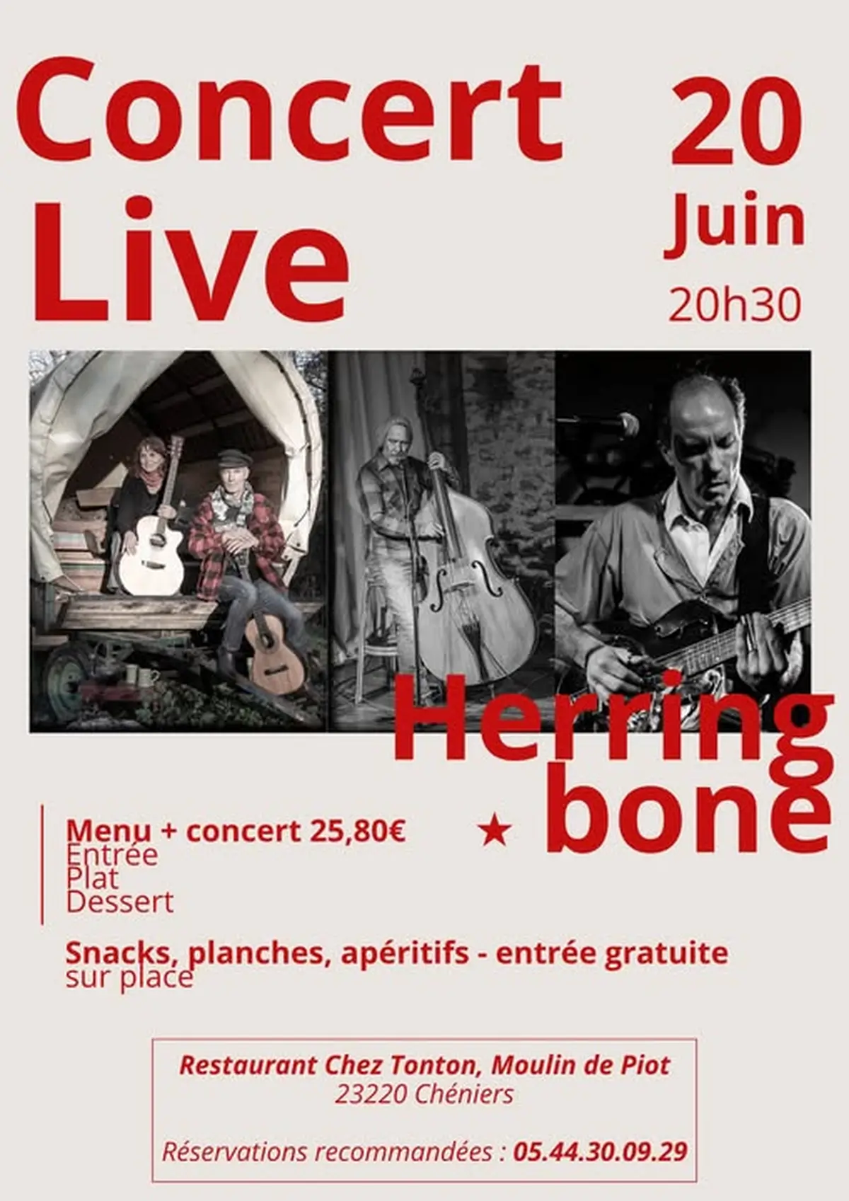 Concert Live Herring bone