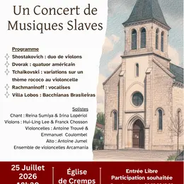 Concert Lot Allegro à Cremps : concert de musiques slaves