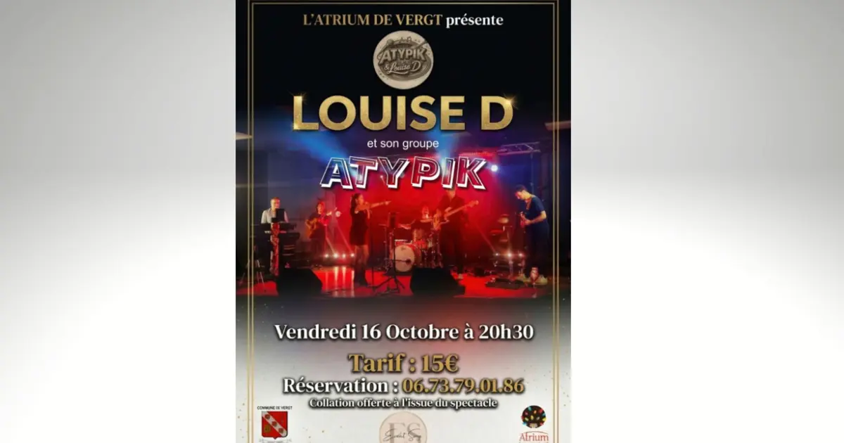 Concert Louise D et son groupe Atypik