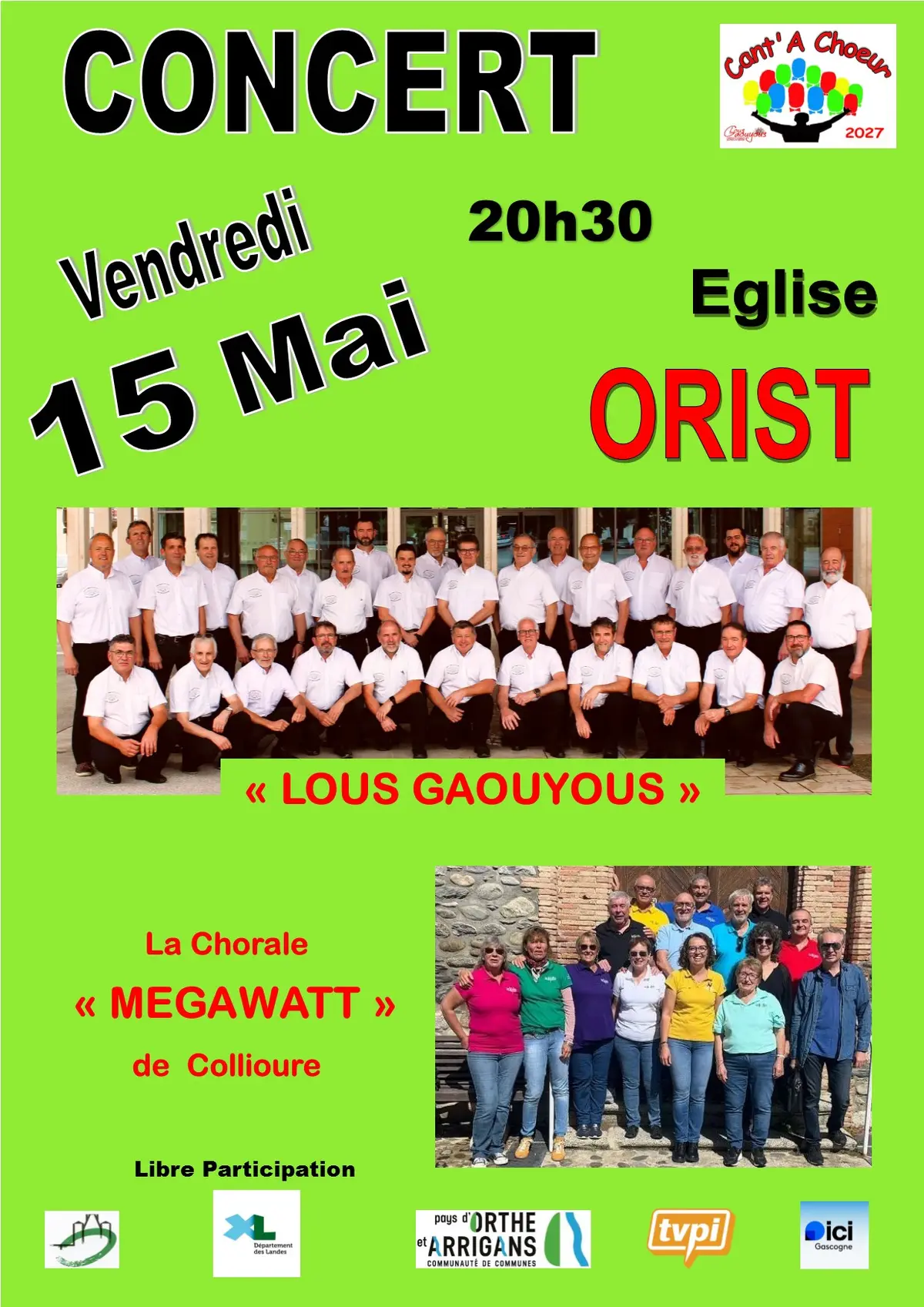 Concert Lous Gaouyous et Mega Watt