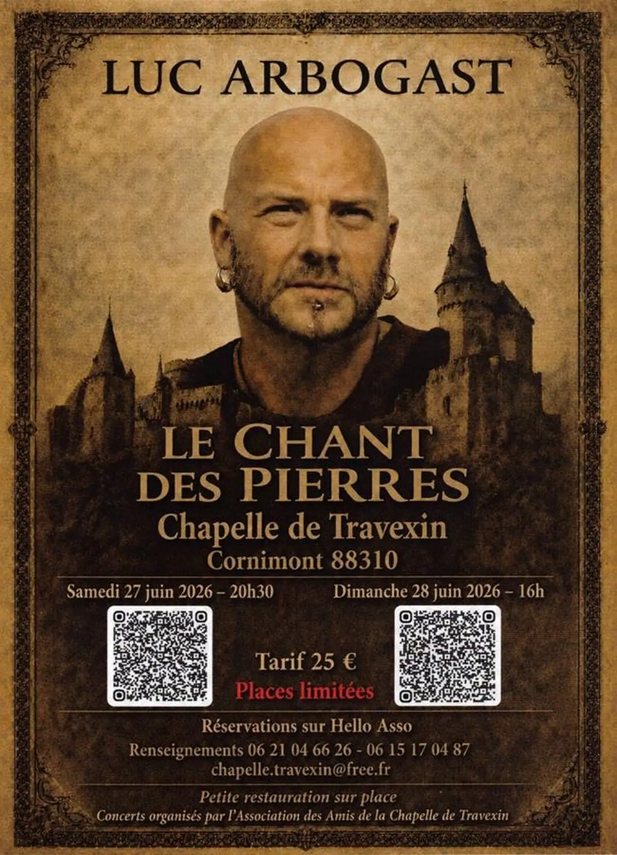 Concert - Luc Arbogast : Le Chant des Pierres