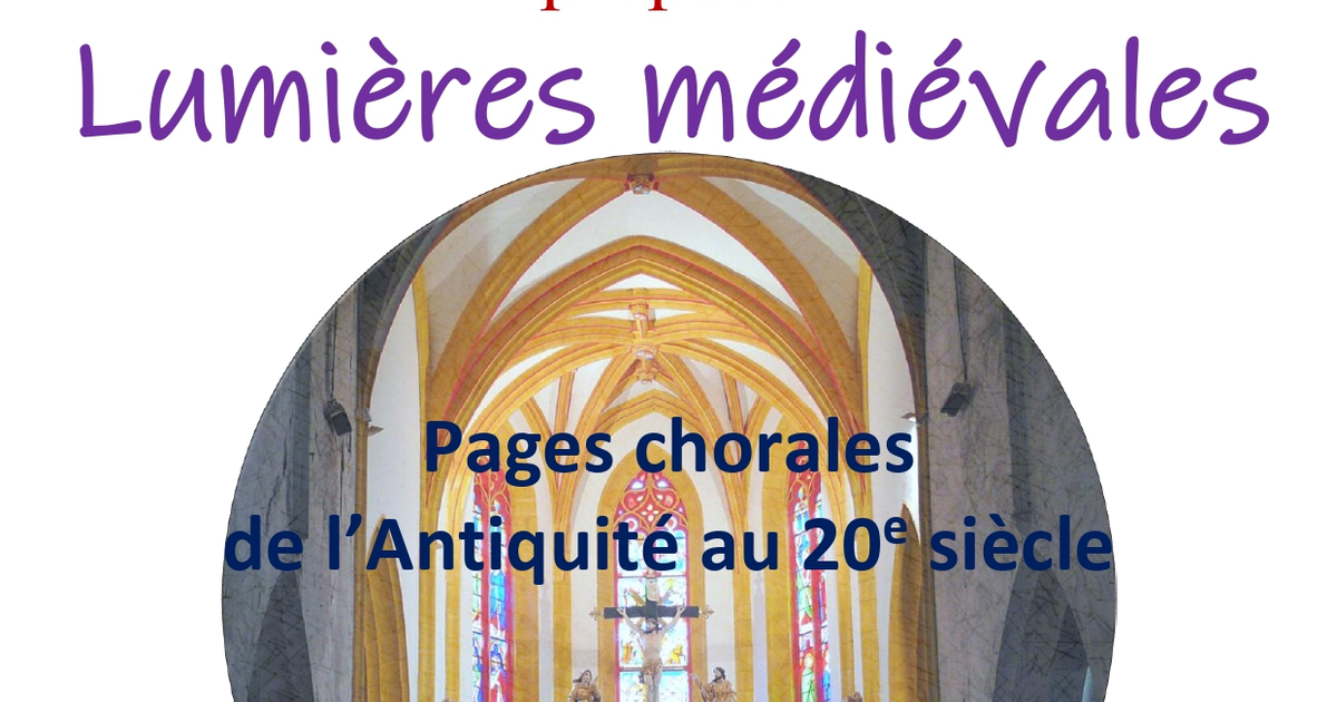 Concert Lumières médiévales