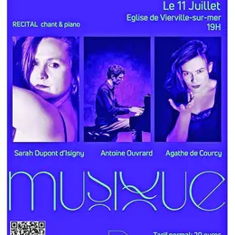 Concert lyrique chant et piano organisé par les Voix d'Or