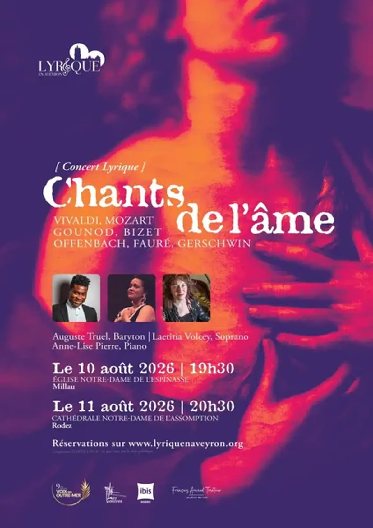 Concert lyrique : Chants de l'âme