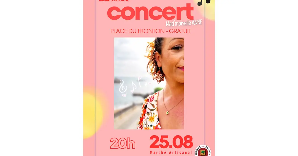 Concert Mad'moiselle Anne